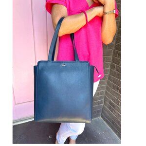 Tula England Nappa Originals Large Grainy Leather Tote